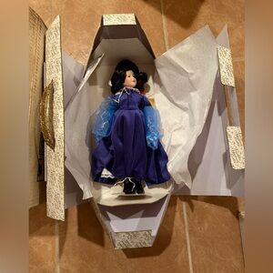 NIB Franklin Mint Gone with the Wind Bonnie Blue Doll w/Shipper, Stand & Papers